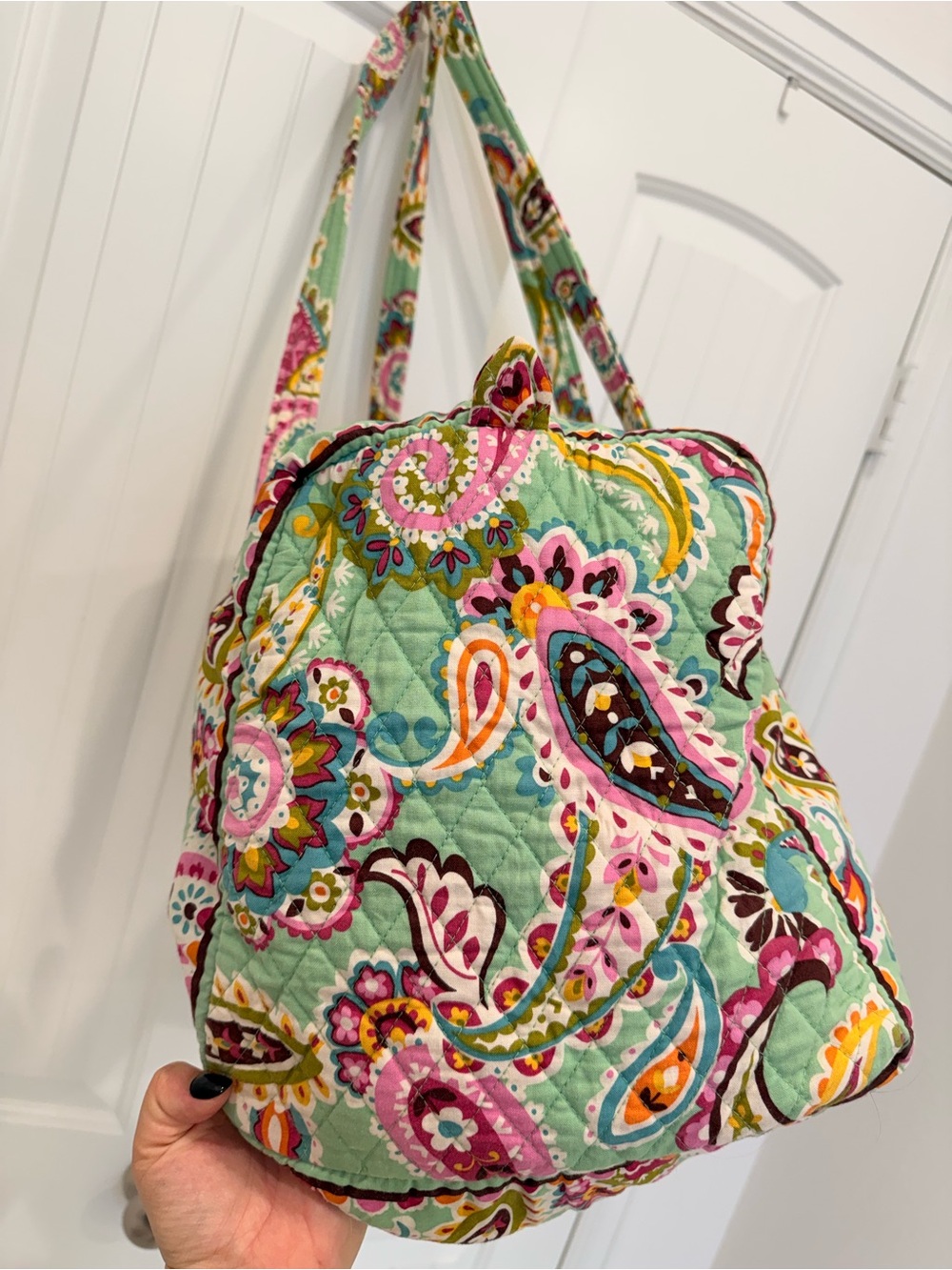 Vera Bradley Quilted Duffel - Picture 6 of 6